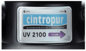UV steriliseerija Cintropur infokleebis